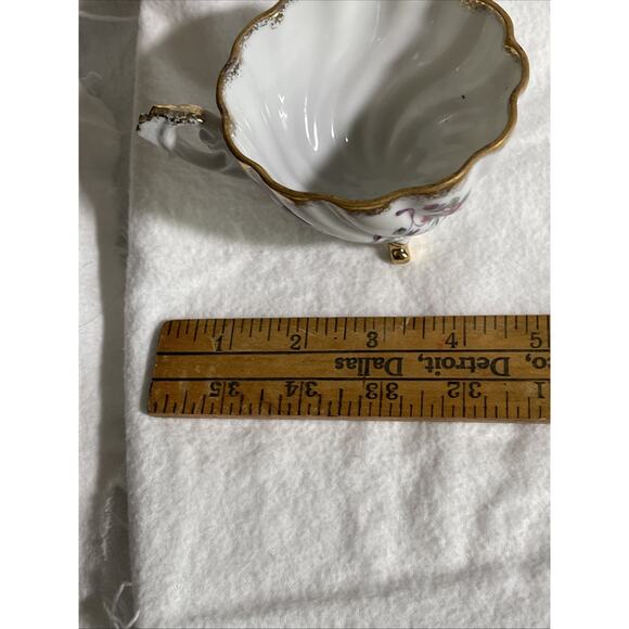 Vintage Fred Roberts Co. San Francisco Footed Rose Tea Cup Saucer Japan - Picture 6 of 7